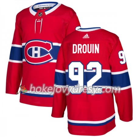 Pánské Hokejový Dres Montreal Canadiens Jonathan Drouin 92 Červená 2017-2018 Adidas Authentic